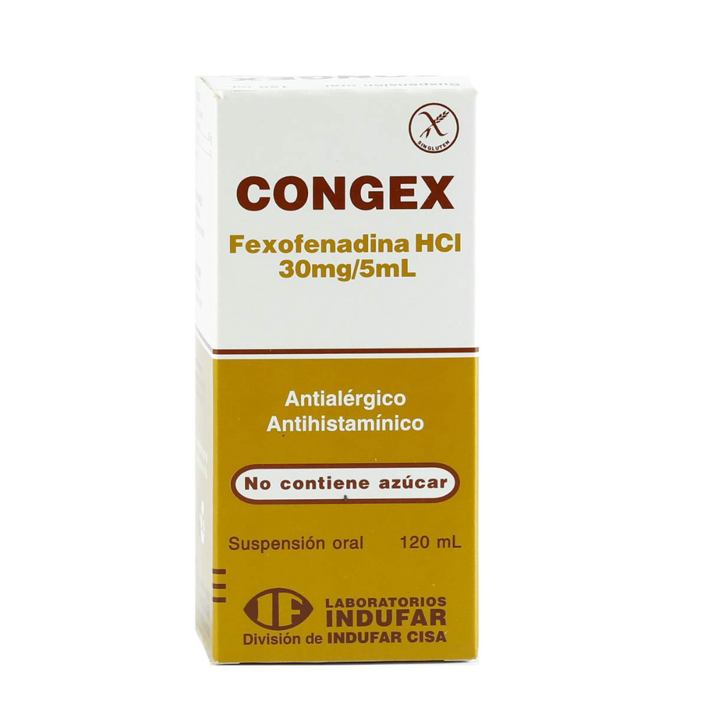 Congex Fexofenadina HCI 30Mg/5Ml De 120 ML