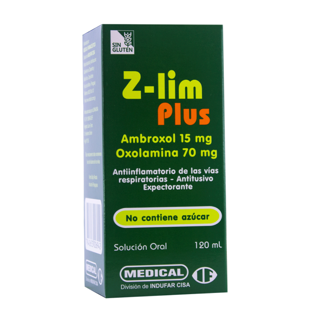 Z-lim Plus Ambroxol Oxolamina De 120ml