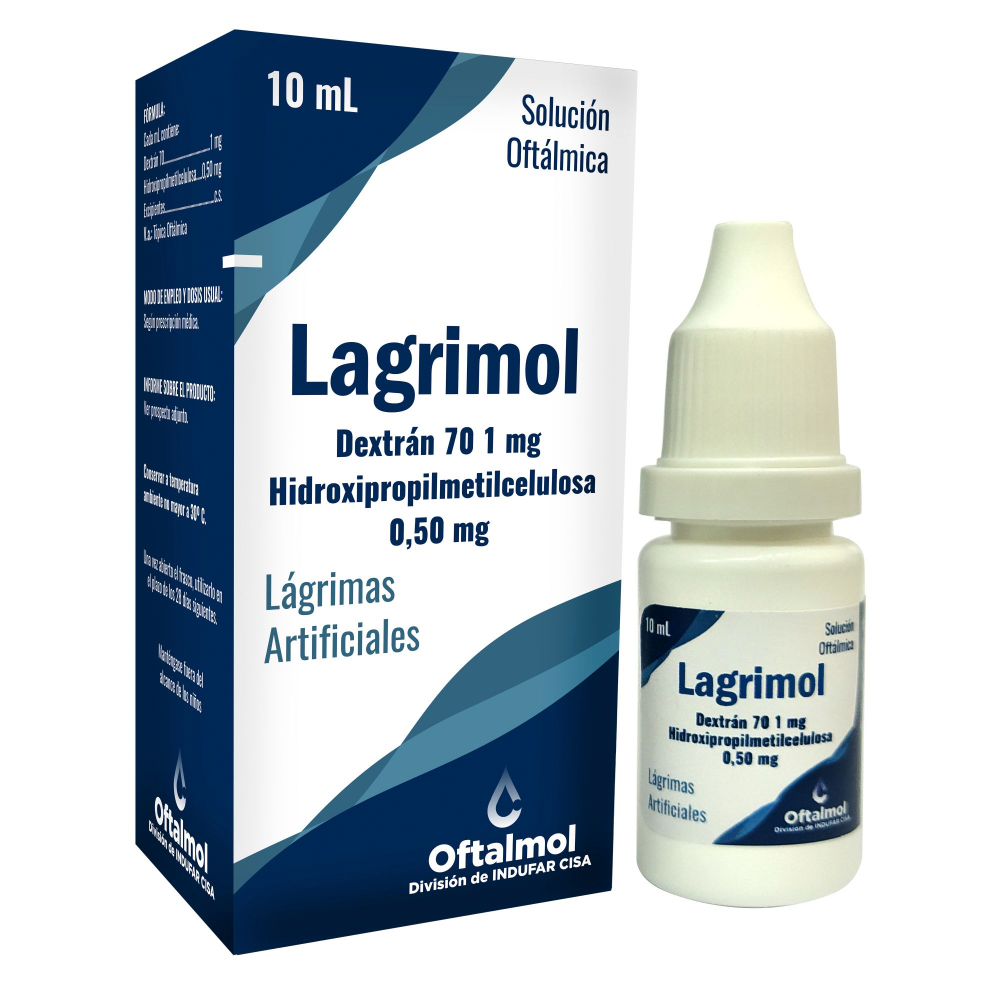 Lagrimol Dextrán 70 1mg Solución Oftalmica De 10 mL