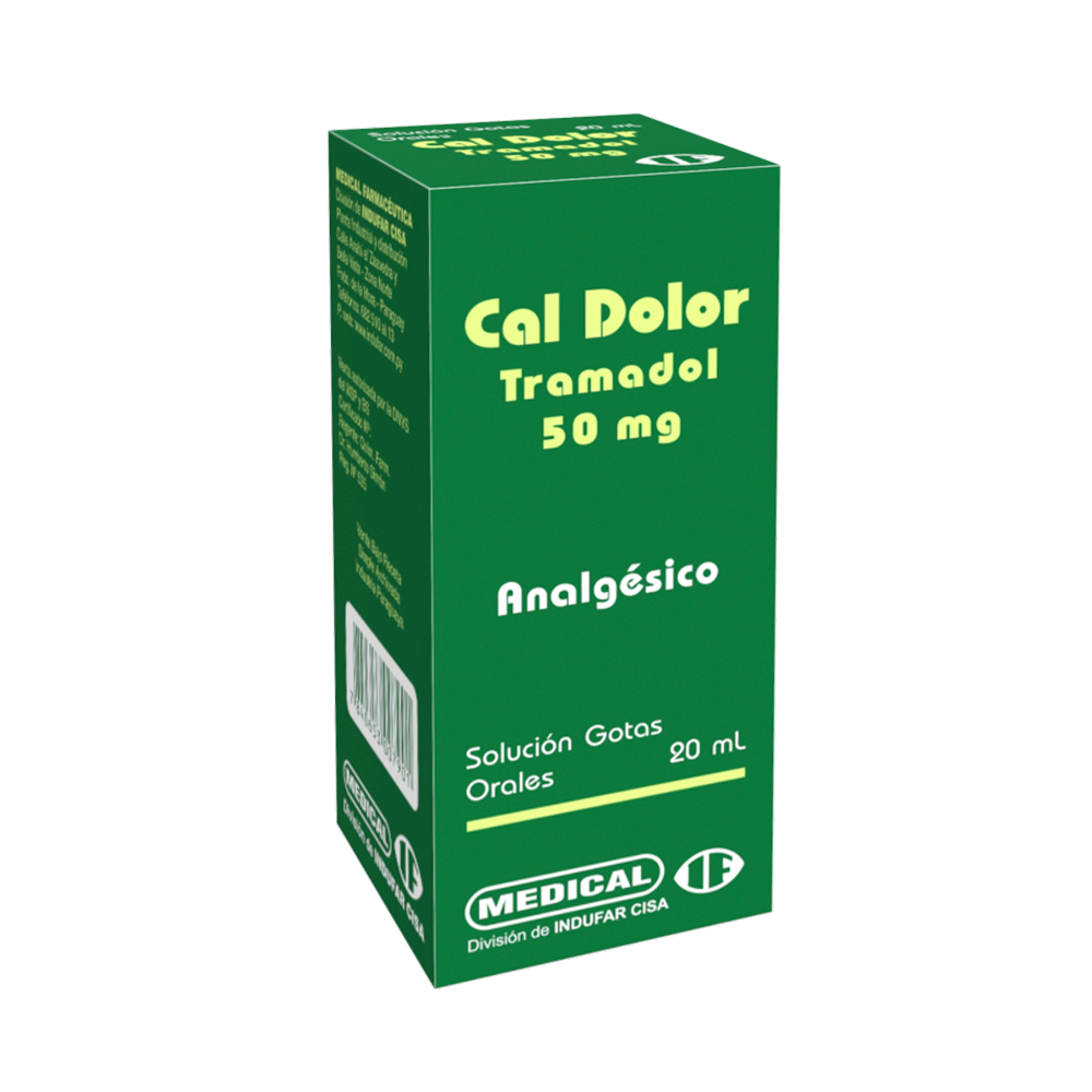 Cal Dolor Tramadol 50mg Solución Oral Gotas 20 mL