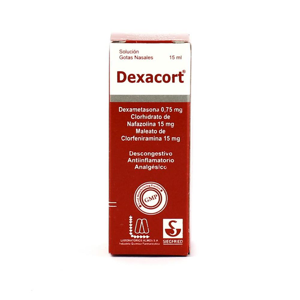 Dexacort Clorhidrato De Nafazolina Gotas Nasales De 15ML