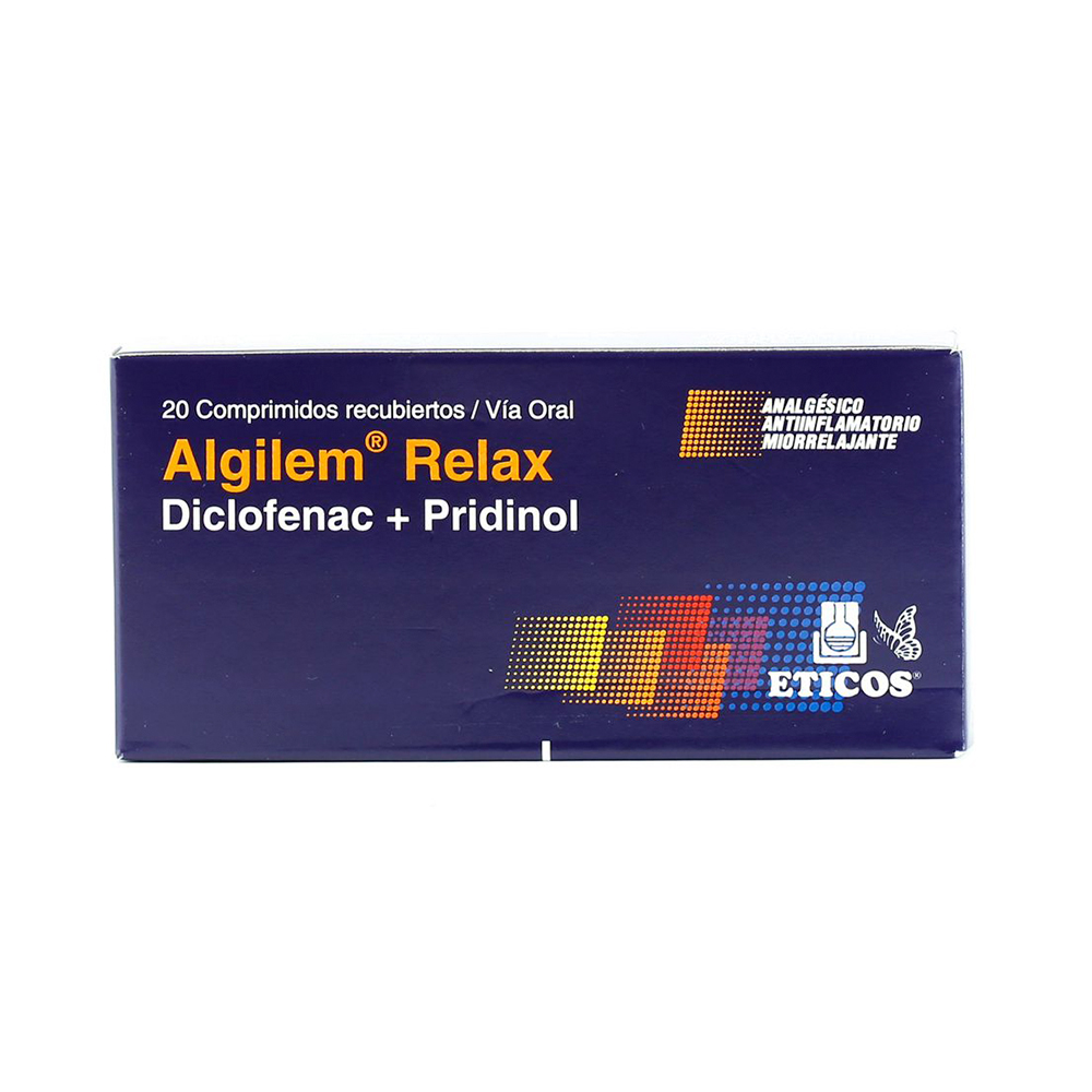 Algilem Relax Diclofenac Caja De 20 Comprimidos Recubiertos