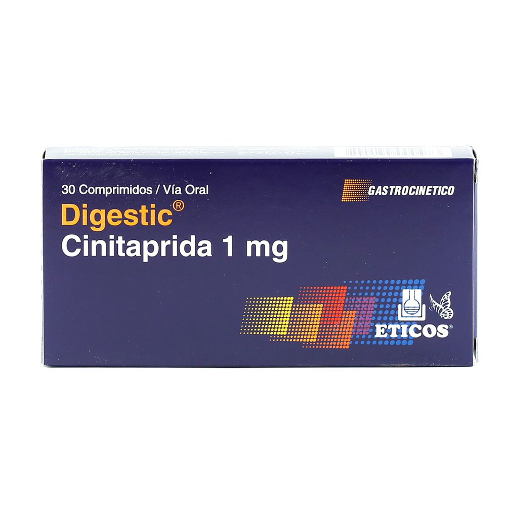 Digestic Cinitaprida 1 mg Caja de 30 Comprimidos