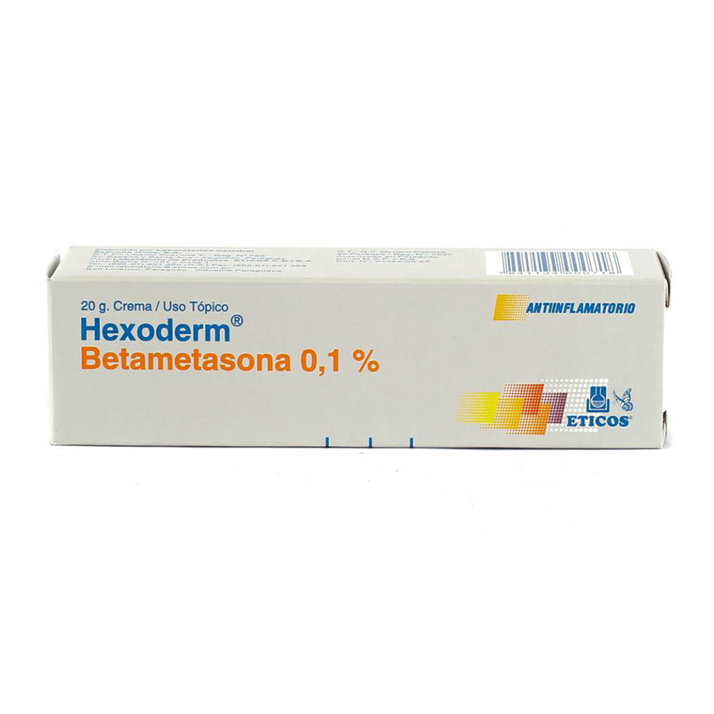 Hexoderm Betametasona 0,1% Crema De 20 gr