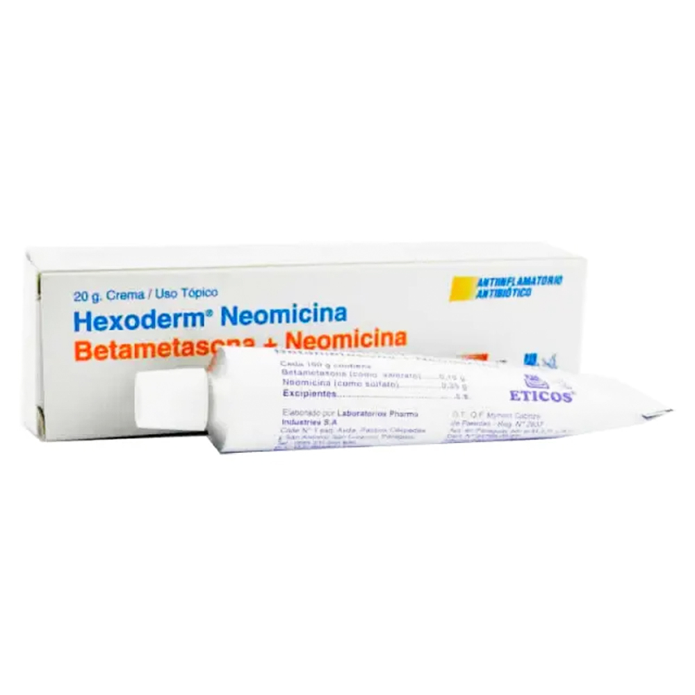 Hexoderm neomicina Crema pomo de 20gr