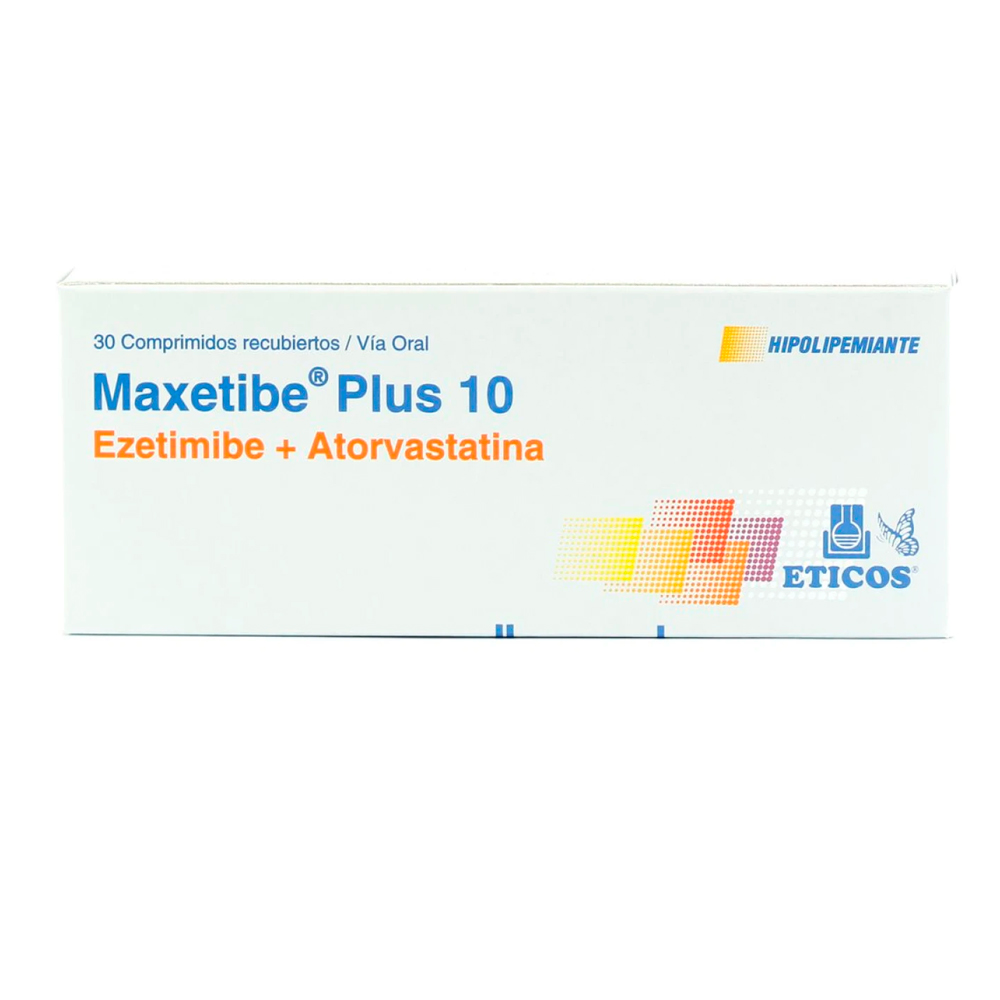 Maxetibe Plus 10 mg Caja de 30 comprimidos