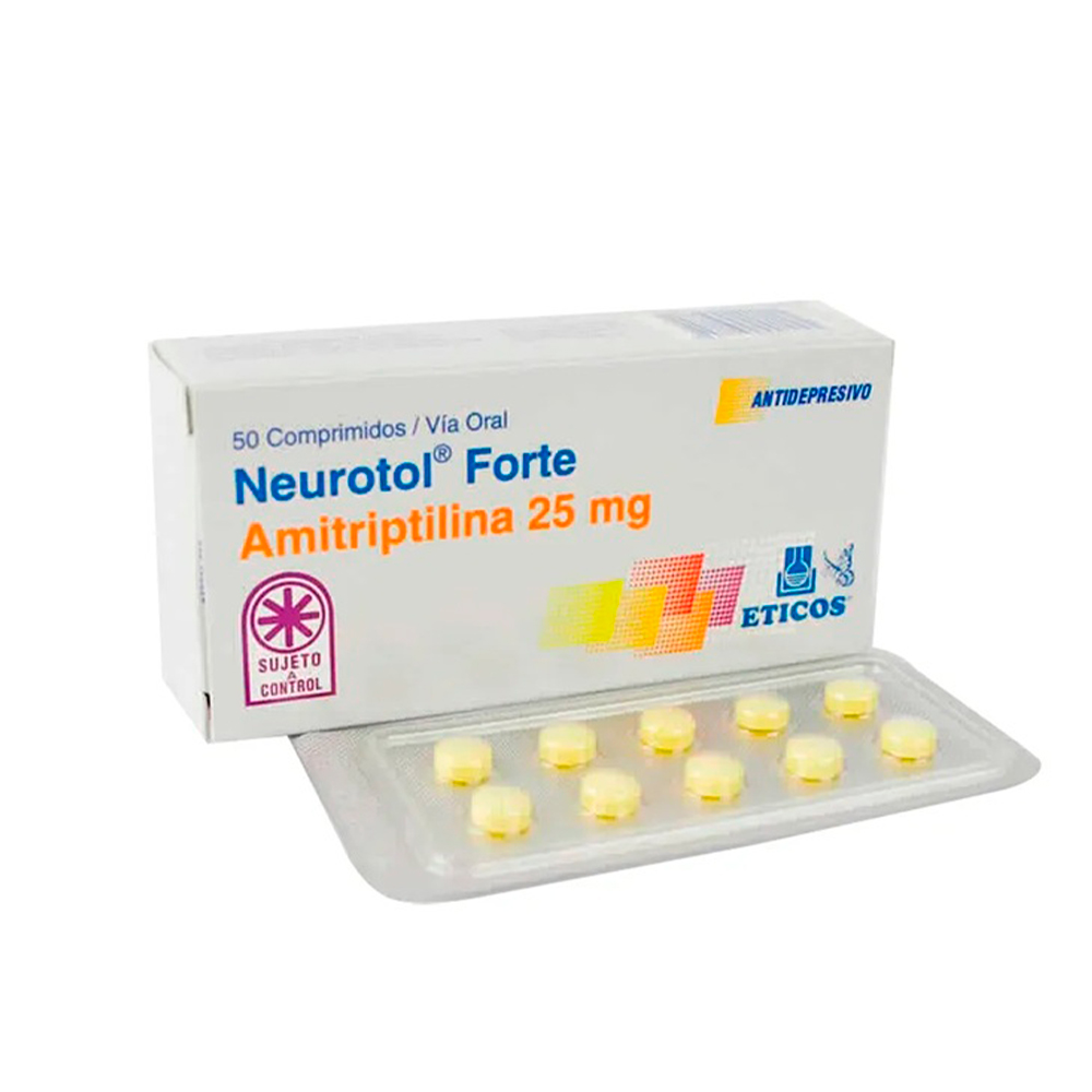 Neurotol Forte 25 mg Caja De 50 Comprimidos