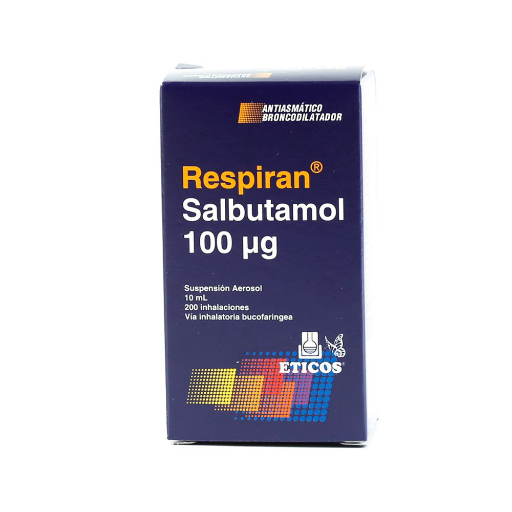 Respiran Salbutamol 100 g Suspensión Aerosol 10 ml