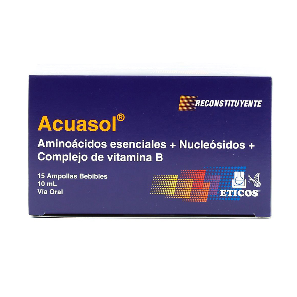 Acuasol Aminoácidos Esenciales Caja de 15 Ampollas Bebibles