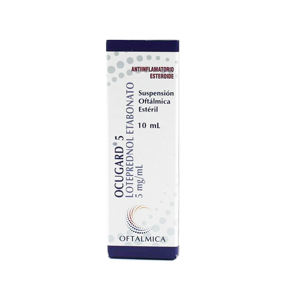 Ocugard 5 Loteprednol Etabonato 5mg Frasco Solución Gotas 10 ml