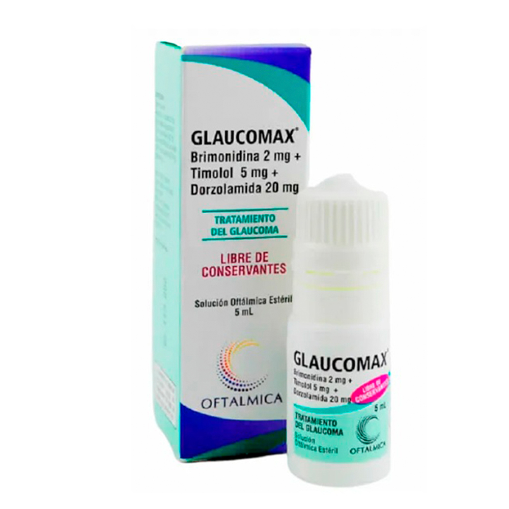 Glaucomax Caja De 5 ml Solución Oftálmica Estéril
