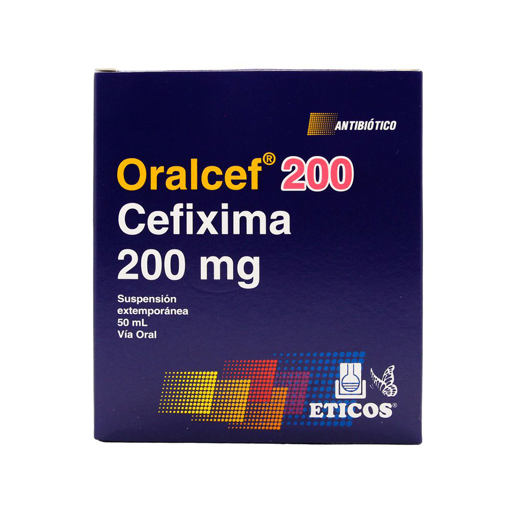 Oralcef 200 Cefixima 200 mg Caja Suspensión Extemporánea 50 ml