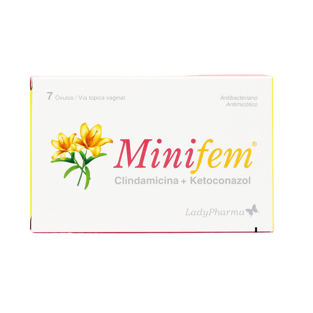Minifem Clindamicina Caja de 7 Ovulos