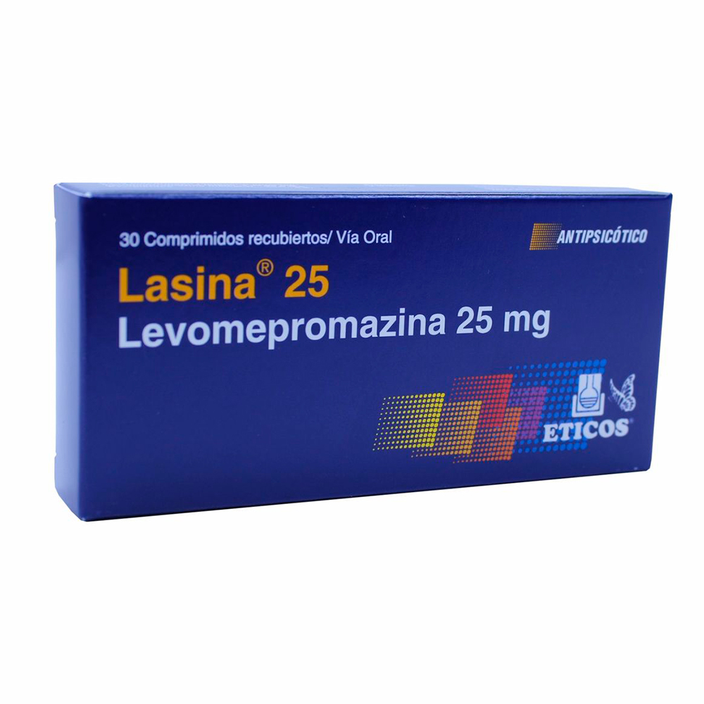 Lasina Levomepromazina 25 mg Caja de 30 Comprimidos