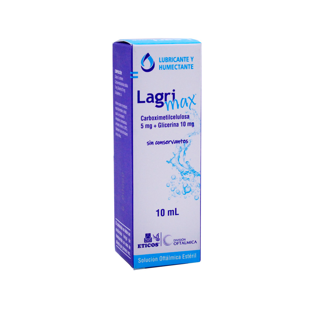 Lagrimax Lubricante Oftalmologico Frasco De 10 mg