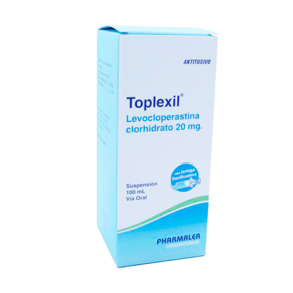 Toplexil Levocloperastina Clorhidrato 20 mg Suspension De 100 ml