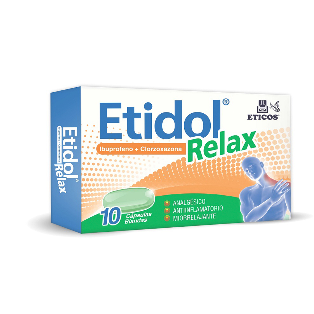 Etidol Relax Caja de 10 Capsulas blandas
