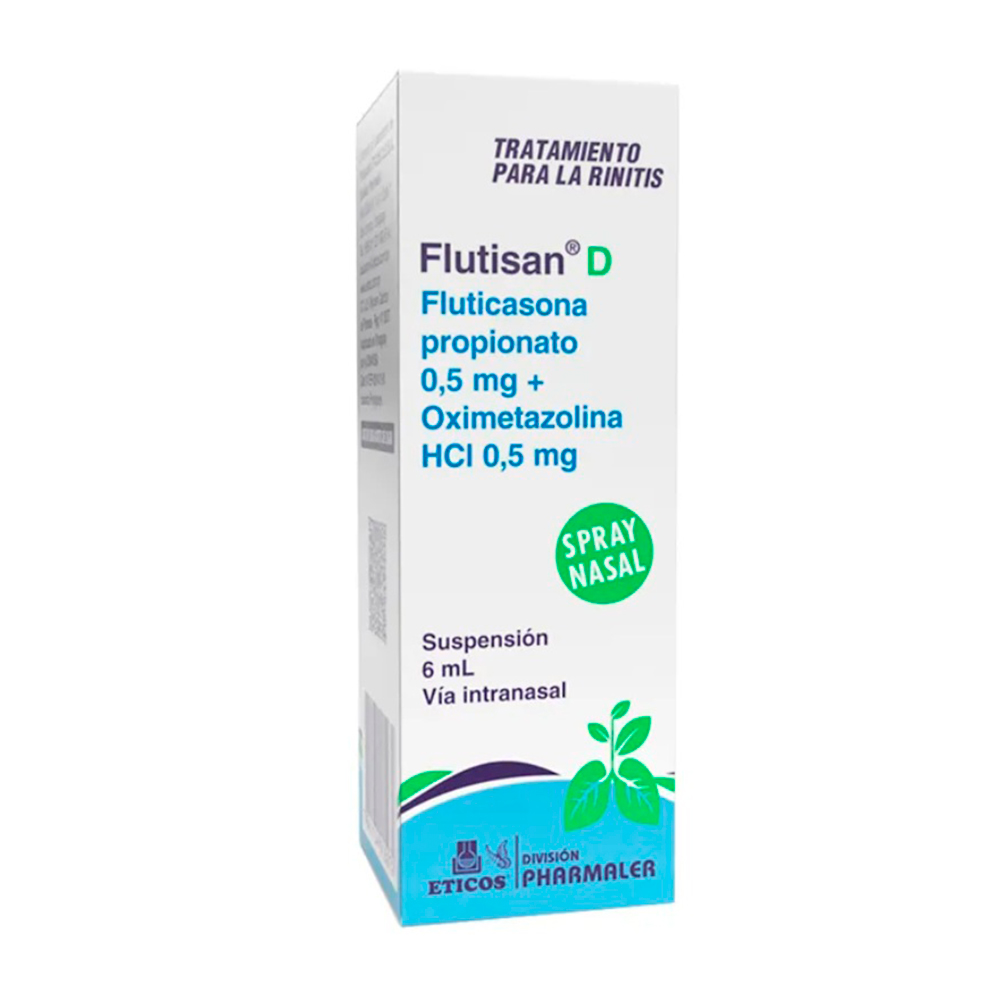 Flutisan D Fluticasona Spray Nasal De 6 ml