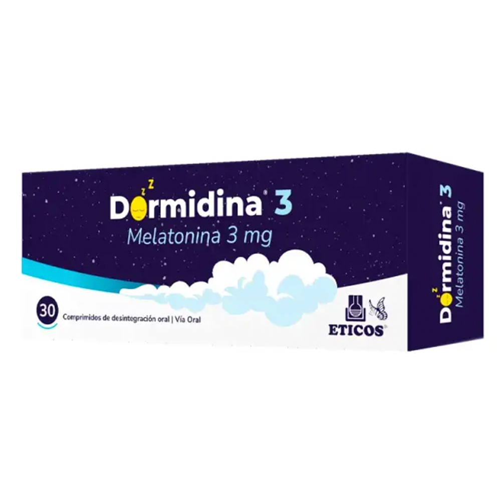 Dormidina Melatonina 3 mg Contiene 30 Comprimidos