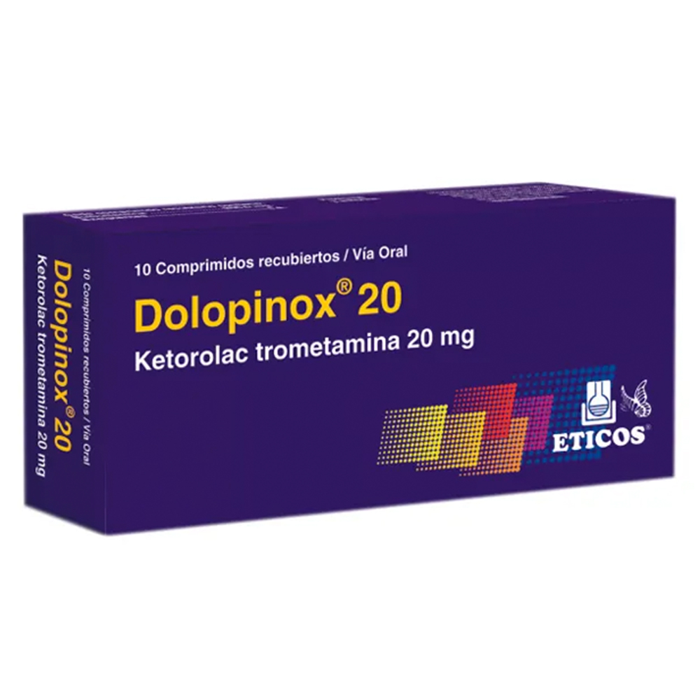 Dolopinox 20 Mg x 10 Comprimidos Recubiertos