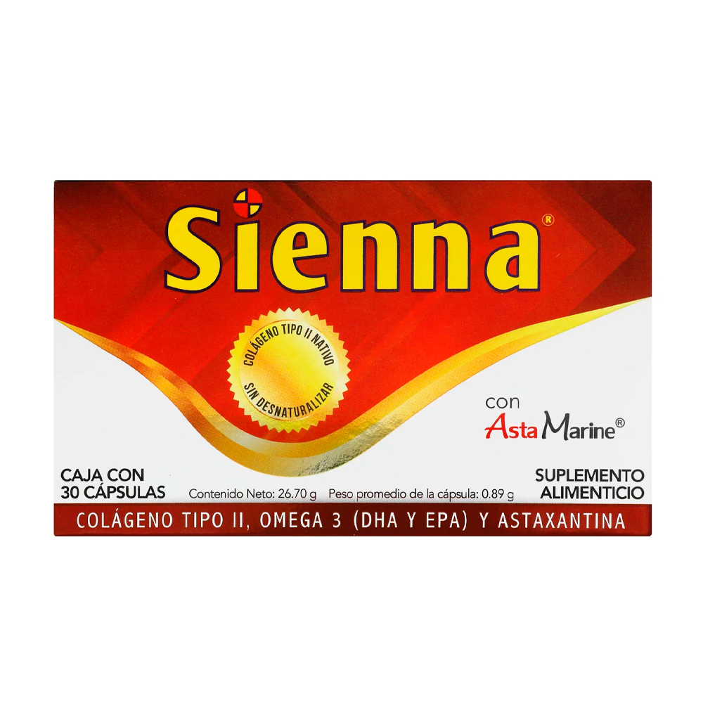 Sienna Caja de 30 Capsulas Blandas