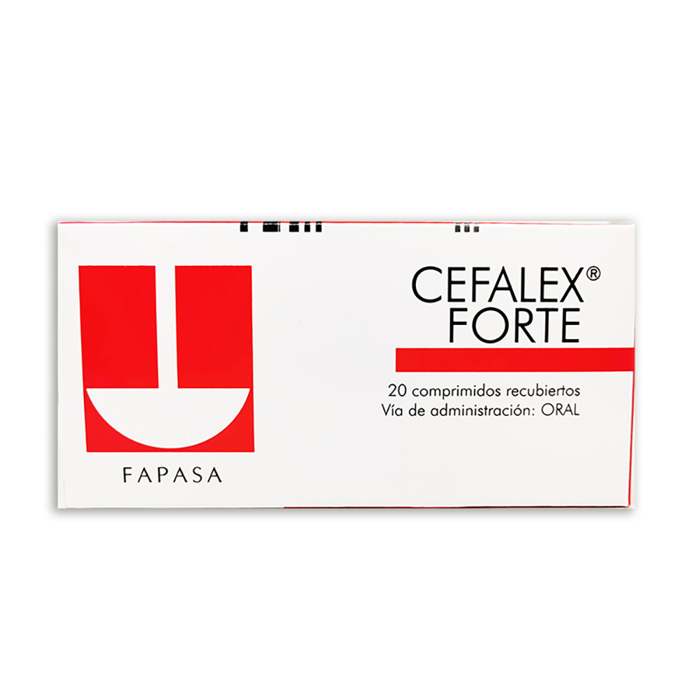 Cefalex Forte Caja De 20 Comprimidos Recubiertos
