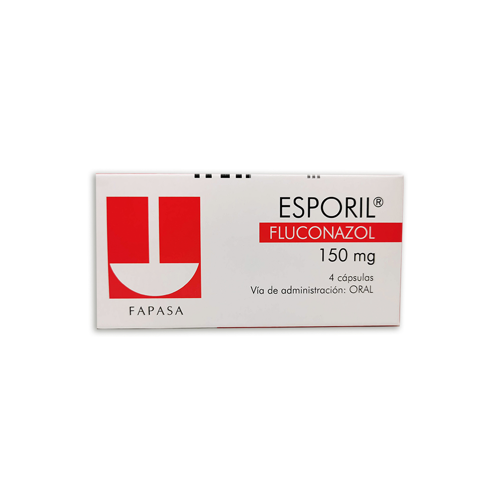 Esporil Fluconazol 150 mg Caja de 4 cápsulas