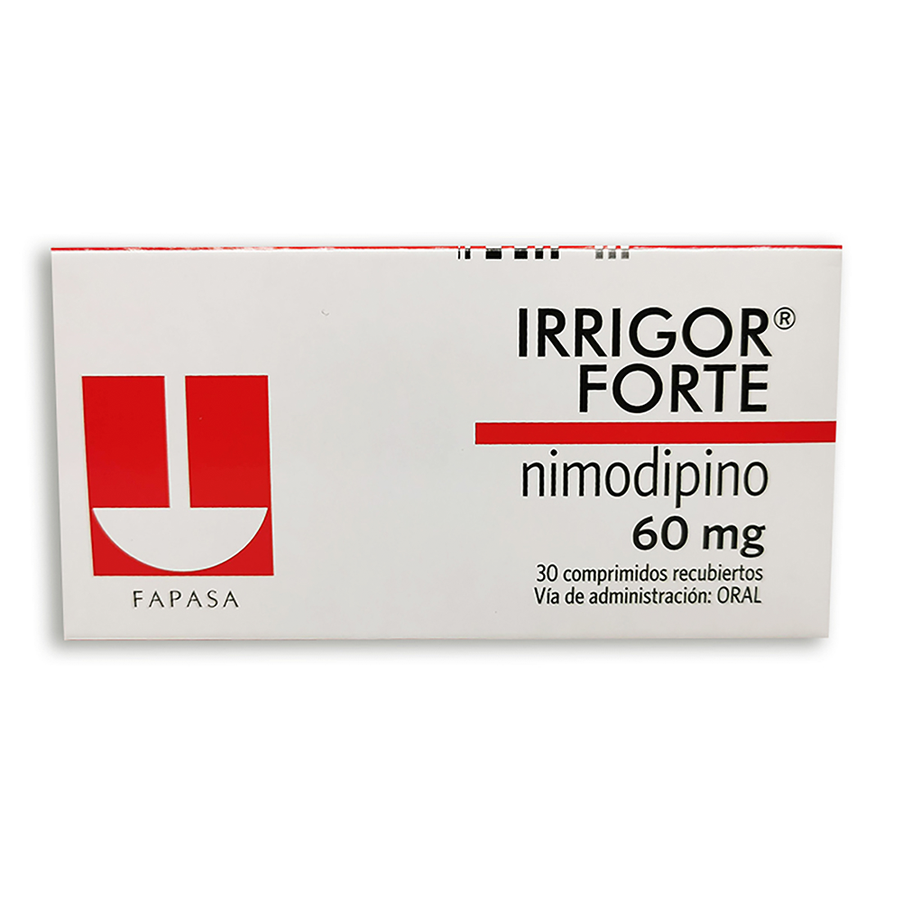 Irrigor Forte Nimodipino 60 mg Caja de 30 comprimidos recubiertos