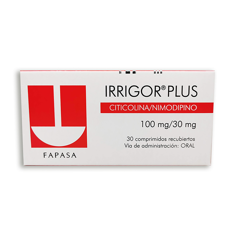 Irrigor Plus Citicolina Caja de 30 comprimidos recubiertos