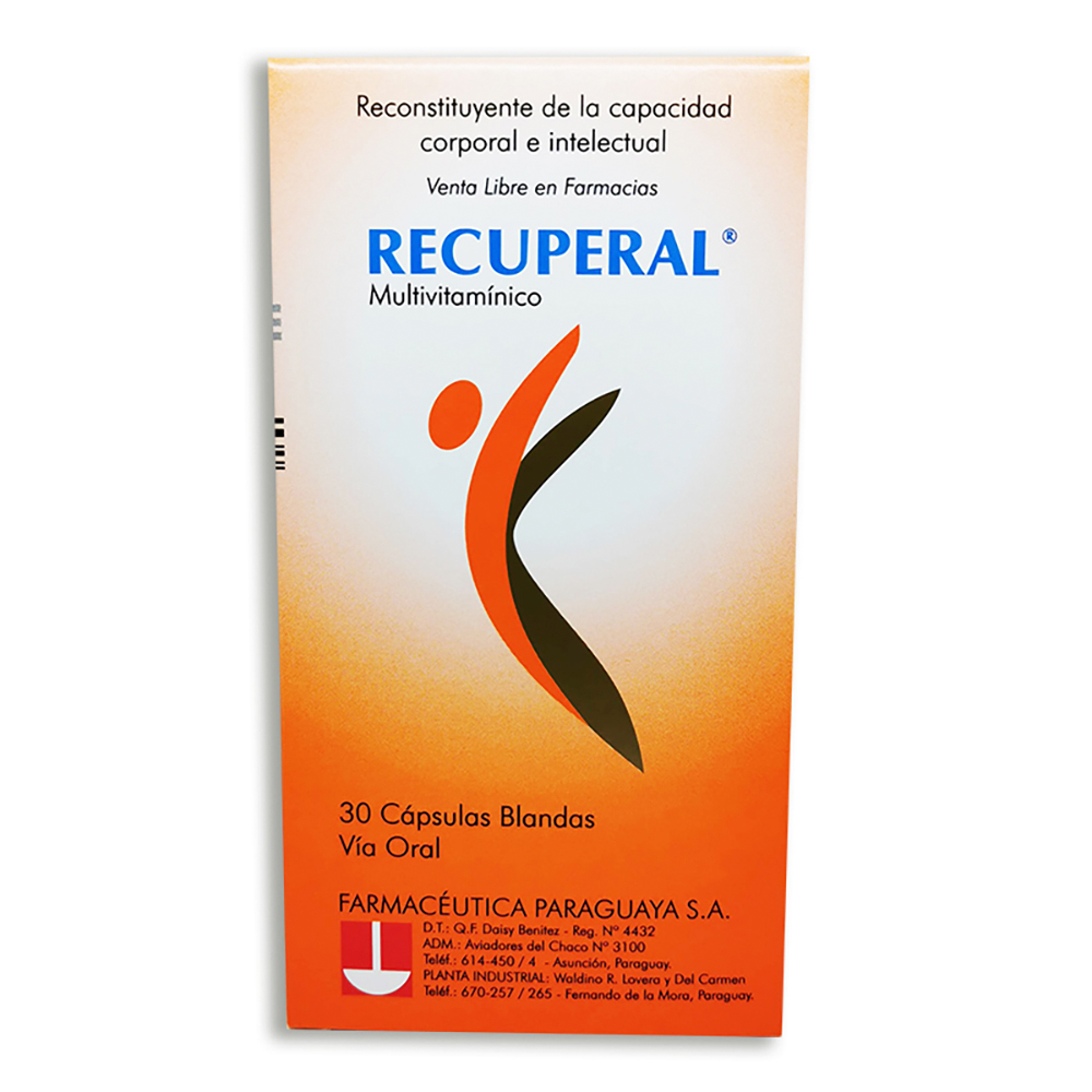 Recuperal Multivitamínico Caja de 30 Cápsulas Blandas