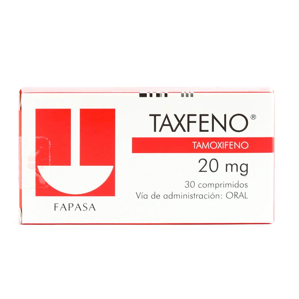 Taxfeno Tamoxifeno 20mg Caja de 30 comprimidos