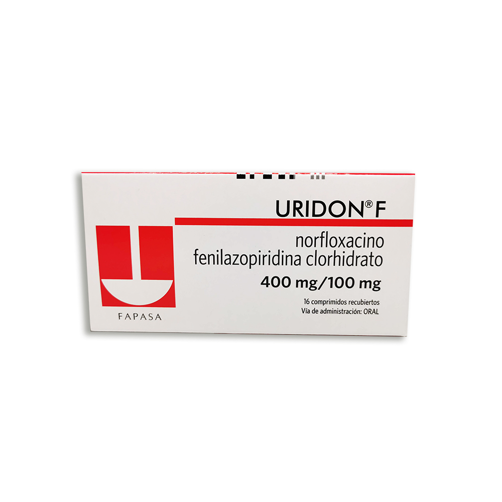 Uridon F Norfloxacino Caja de 16 Comprimidos