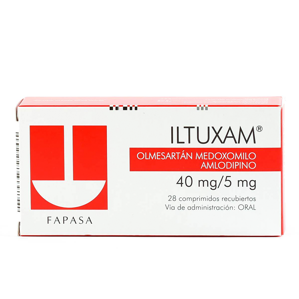 Iltuxam Olmesartan 40/5 mg Caja de 28 Comprimidos