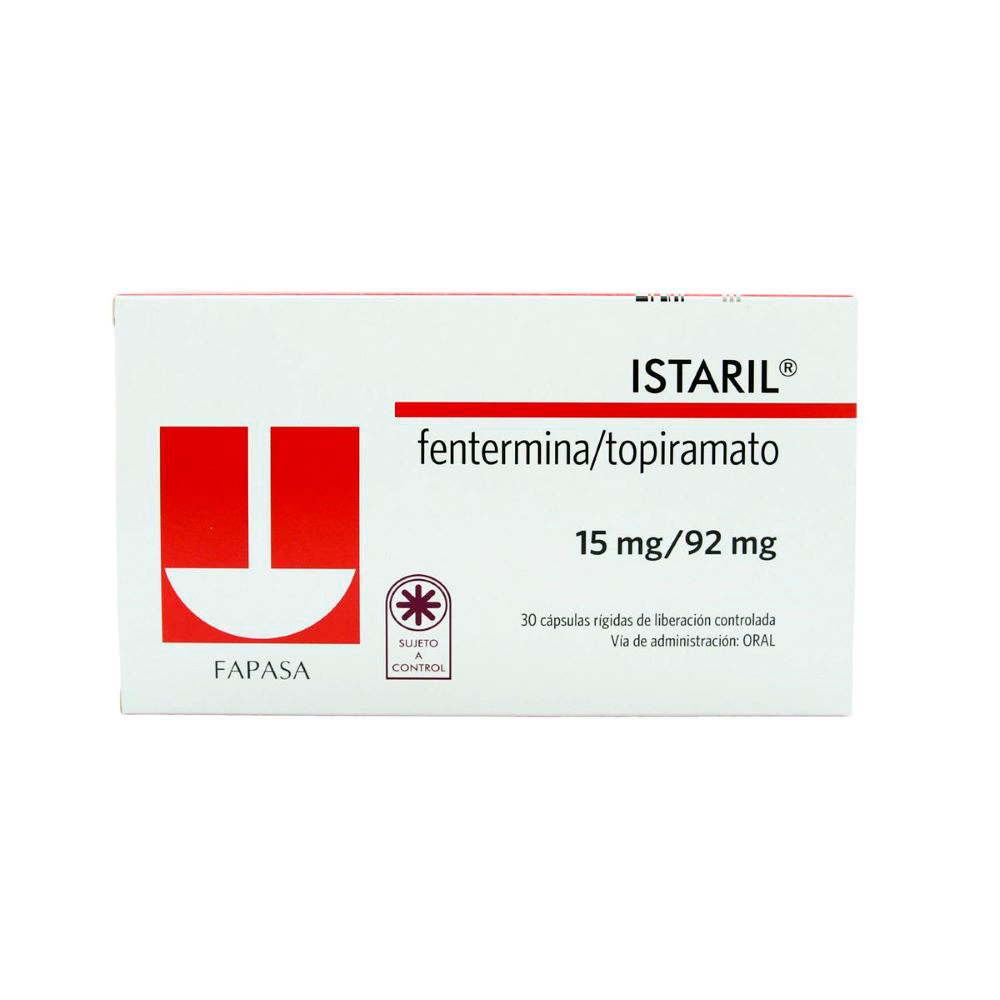 Istaril 15 mg/92mg Caja de 30 Comprimidos