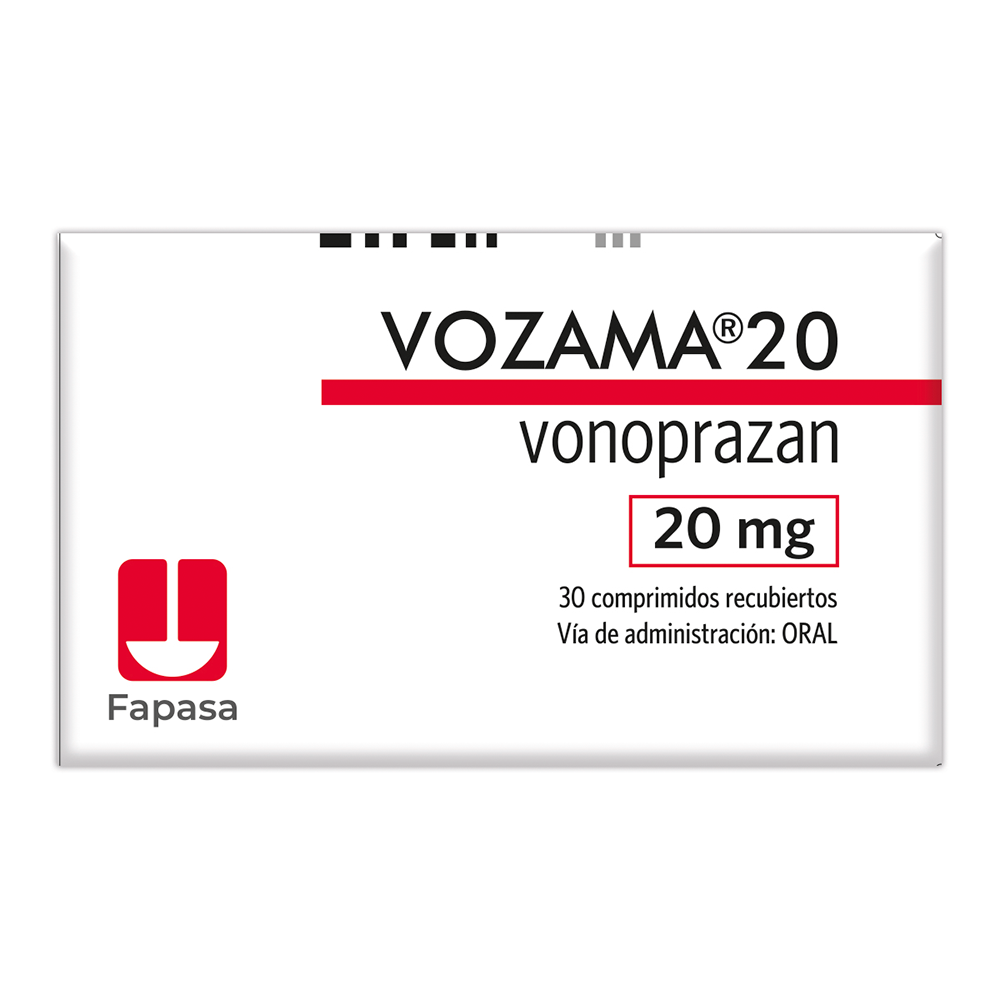 Vozama Vonoprazan 20 mg Caja x30 Comprimidos Recubiertos