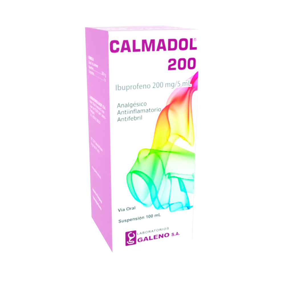 Calmadol Ibuprofeno 200 Mg Frasco de 100 ML