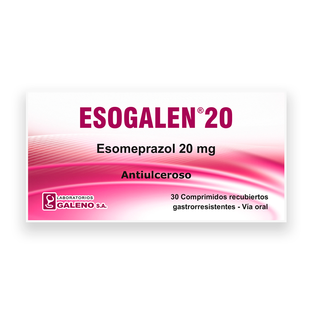 Esogalen Esomeprazol 20 Mg Caja de 3 Blíster