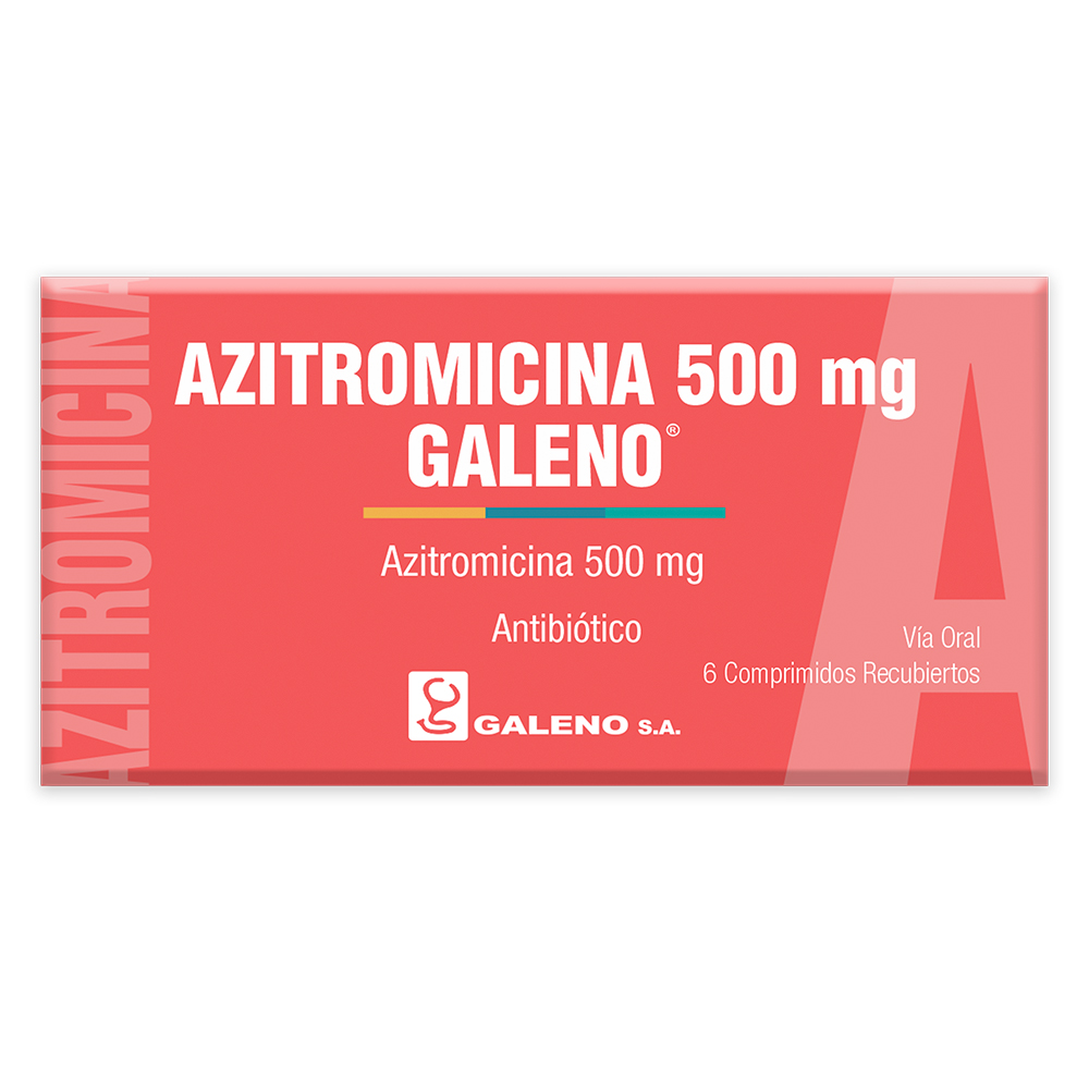 Azitromicina 500 Mg Caja de 6 Comprimidos