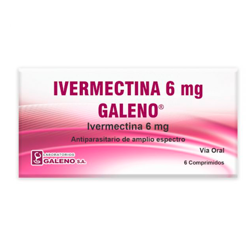 Ivermectina 6 Mg Caja De 1 Blíster x 10 Comprimidos