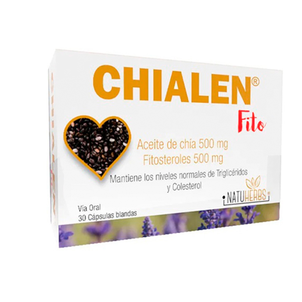 Chialen Fito Aceite de Chía + Fitosteroles Caja De 3 Blíster