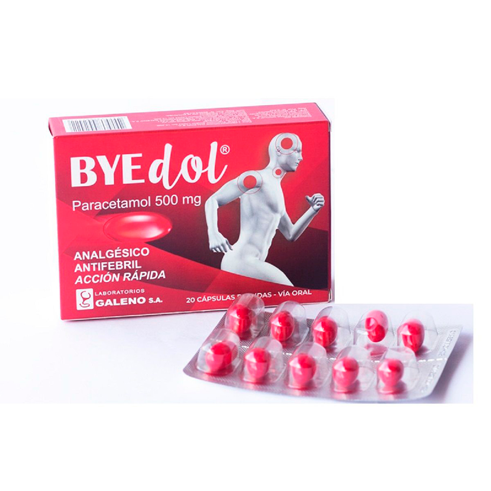 Byedol Paracetamol 500 Mg Caja De 2 Blíster