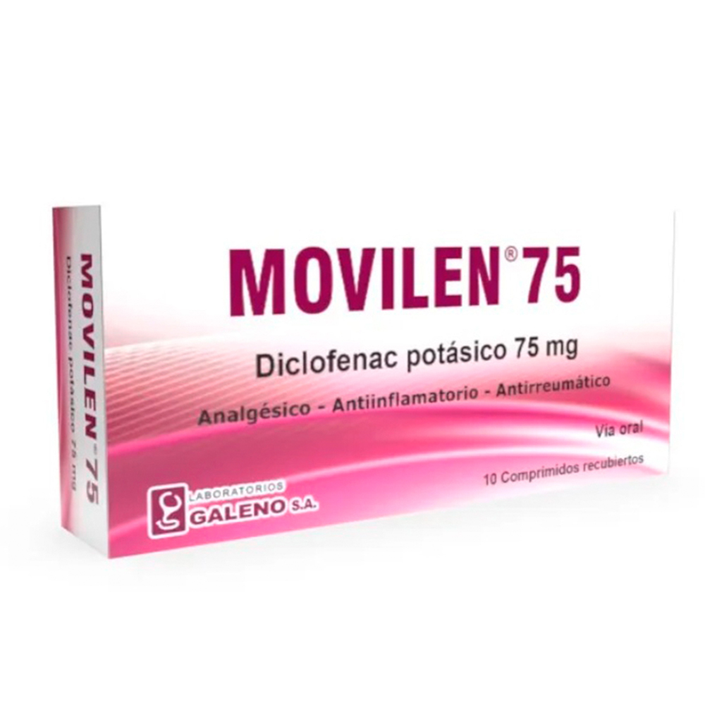 Movilen Diclofenac Potasico 75 Mg Caja De 2 Blíster