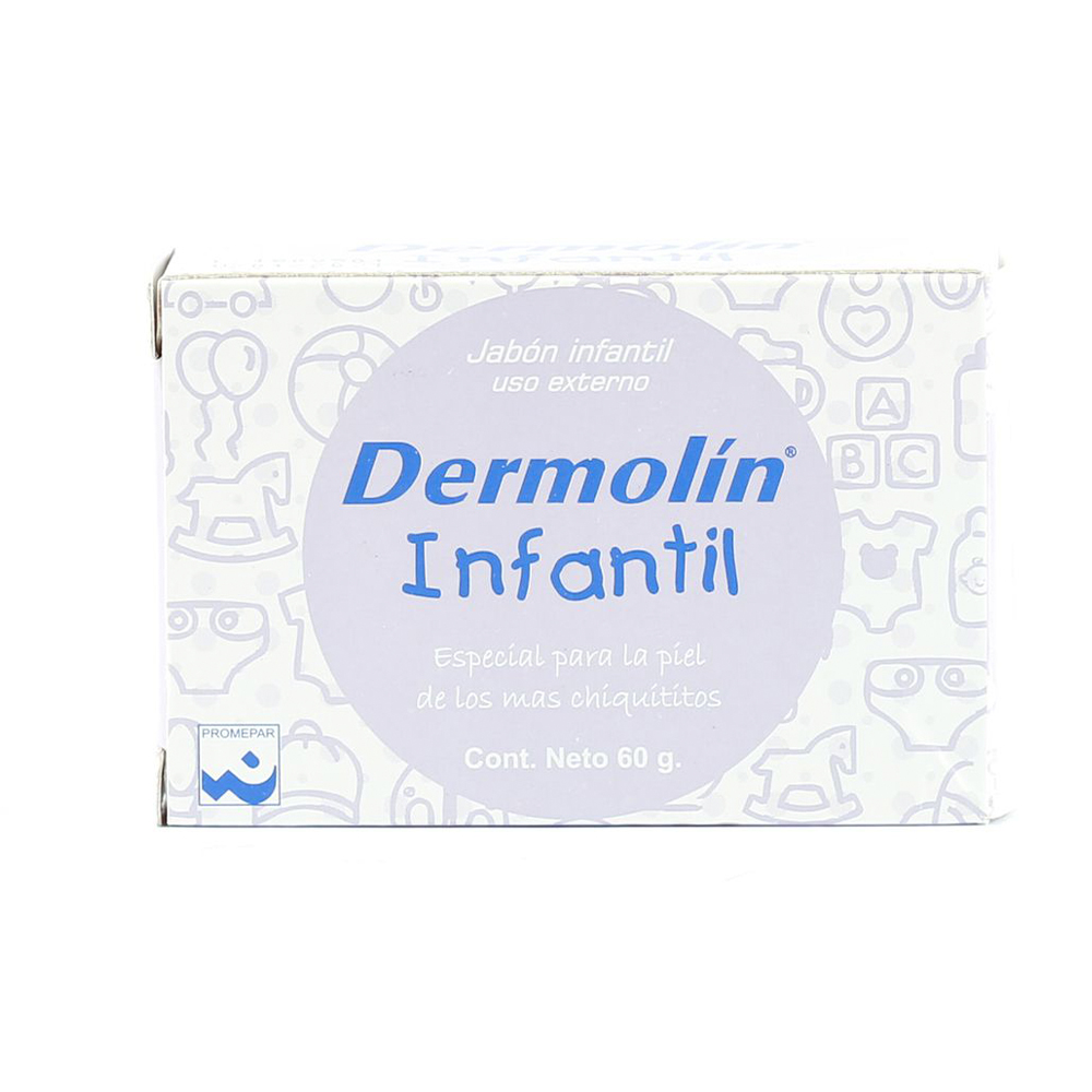 Jabón Infantil Dermolín De 60 Gr