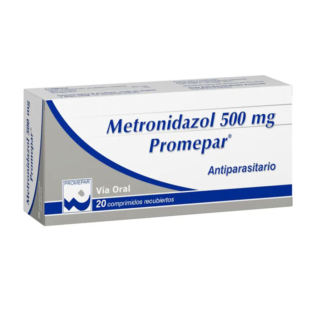 Metronidazol 500 Mg Caja De 30 Comprimidos Recubiertos