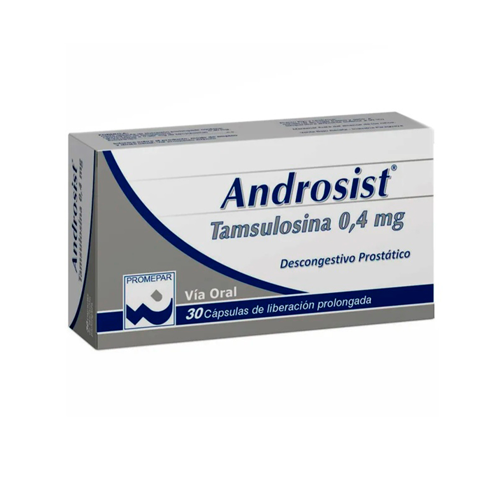 Androsist Tamsulosina 0,4 mg Caja De 30 Cápsulas