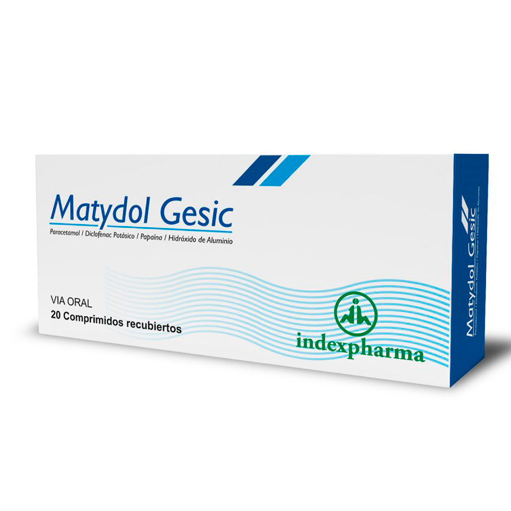 Matydol Gesic Caja de 20 Comprimidos Recubiertos