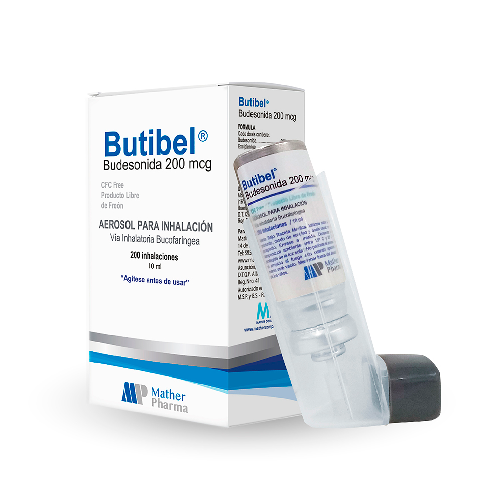 Butibel Budesonida 200 Mcg Aerosol Con 200 Dosis