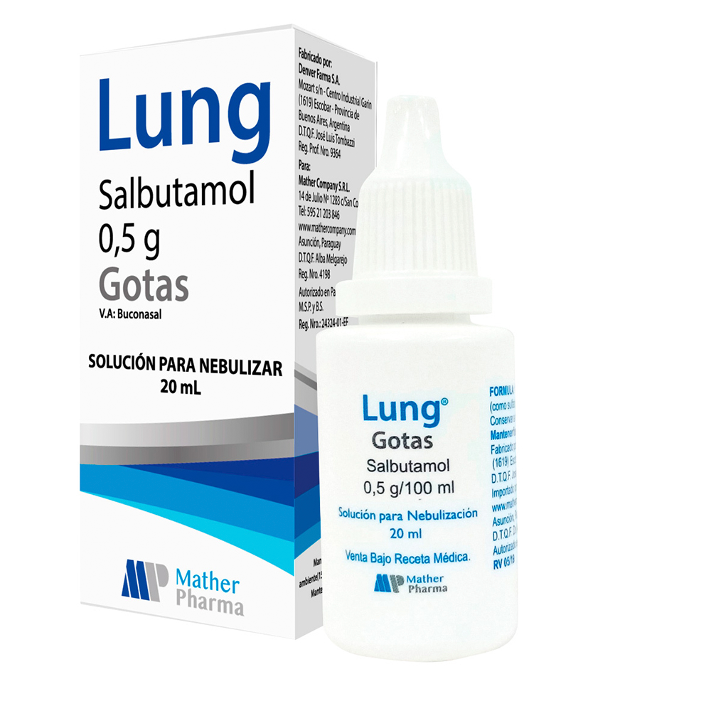 Lung Salbutamol 0,5G De 20ML