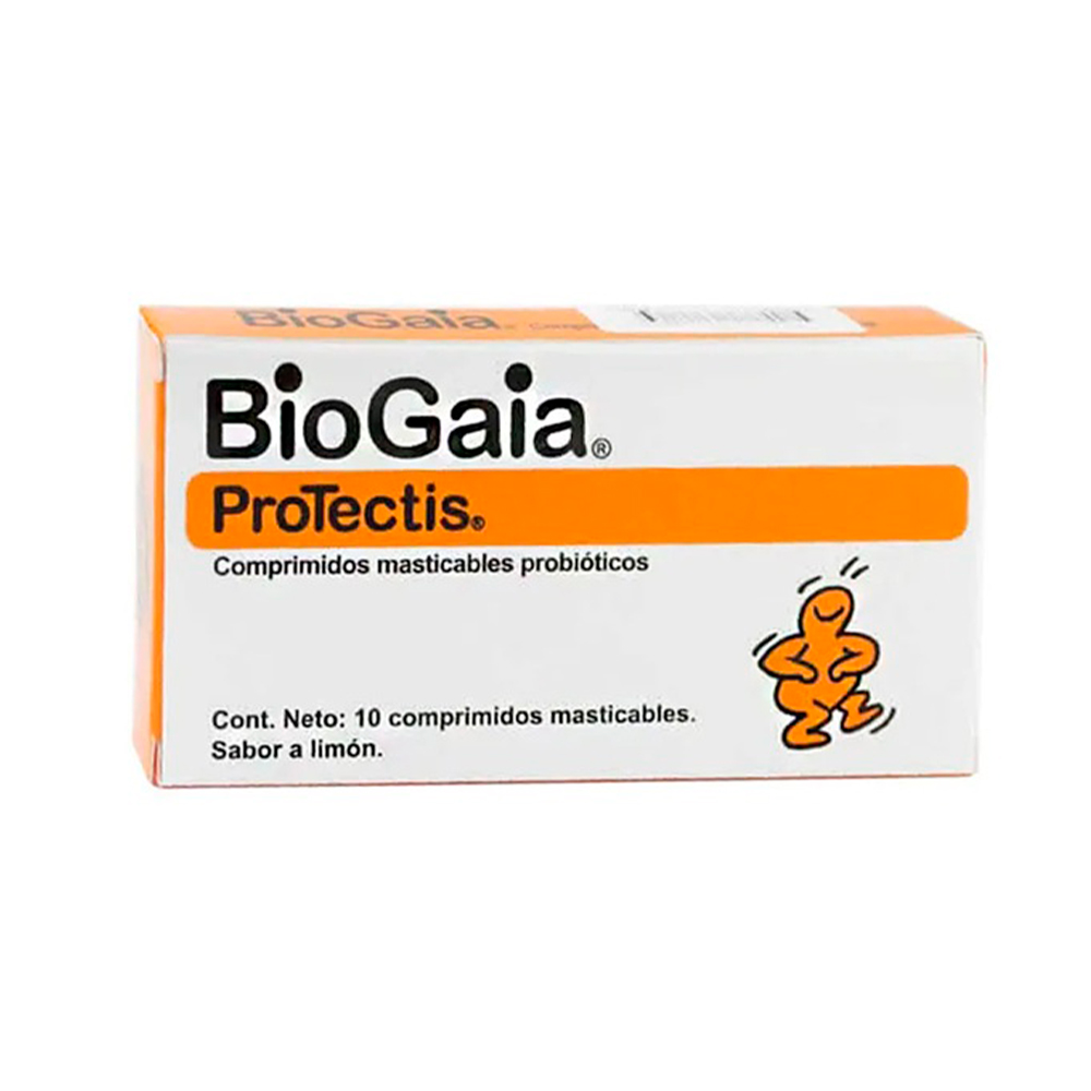 BioGaia Protectis Sabor Limon Caja de 10 Comprimidos Masticables