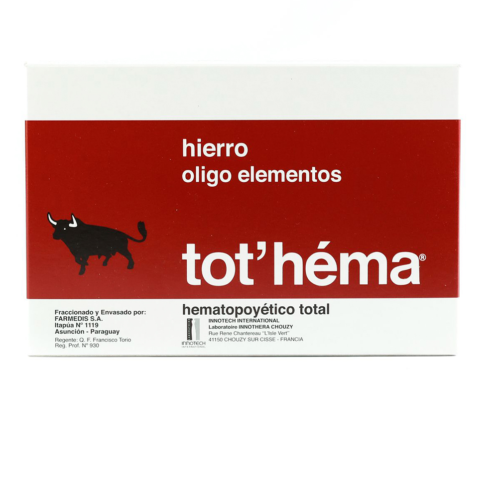 Tot´héma Hierro Oligo Elementos Caja De10 Ampollas De 10ML